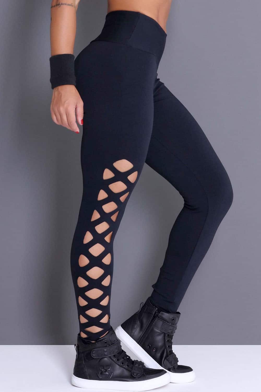 Laser cut workout clearance leggings